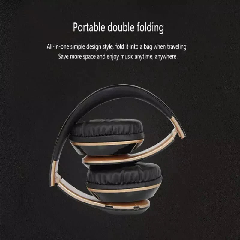 Wireless Headphones Bluetooth Noise Cancelling Stereo Earphones over Ear Headset