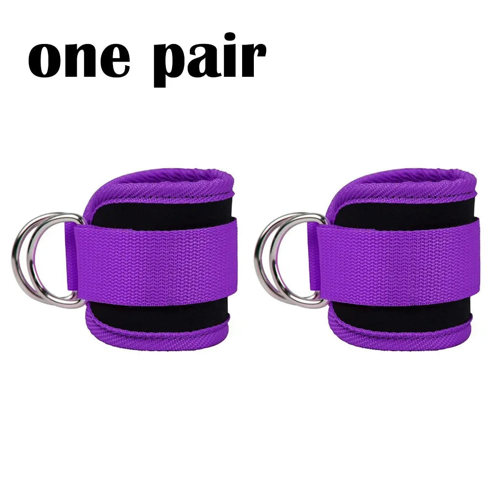 Ankle Resistance Bands with Cuffs for Women & Men - 3-Level Adjustable Leg & Glute Workout Equipment, Portable Home Gym Exercise Bands for Kickbacks, Hip Thrusts, Yoga, Strength Training